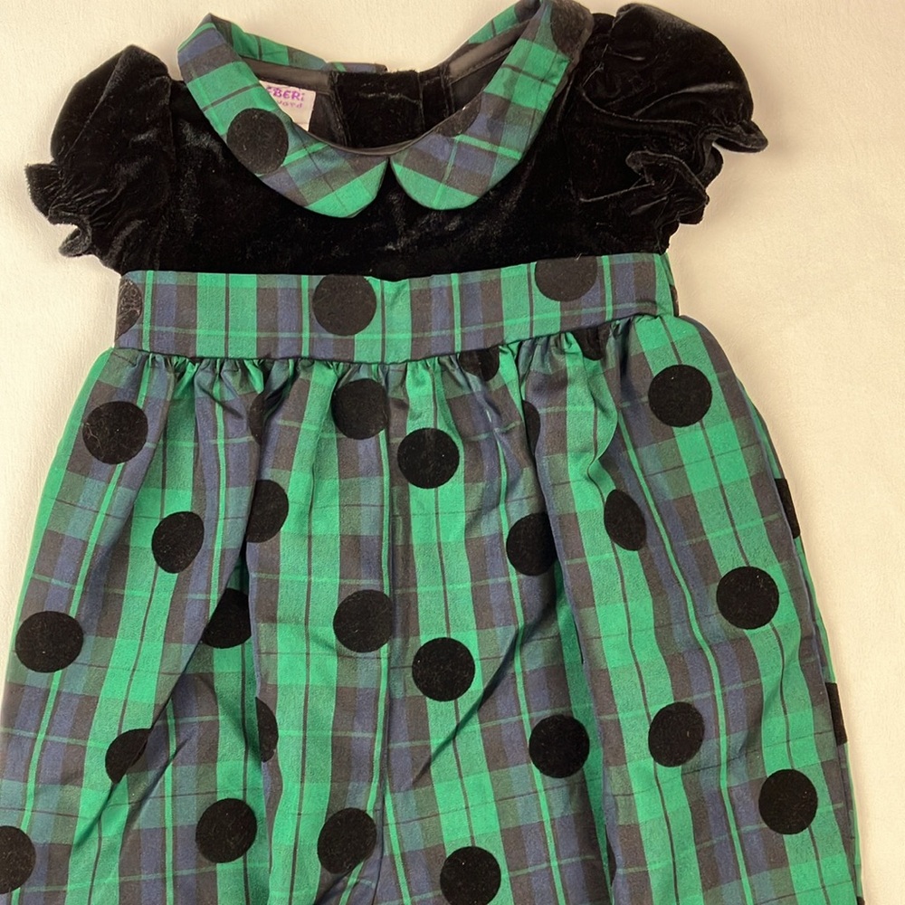 Blueberi Boulevard Taffeta Romper - Picture 2 of 8